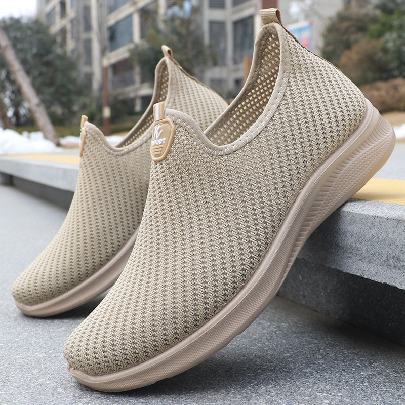 Breathable Elizabeth Ainsley Men's Flyknit Sneakers