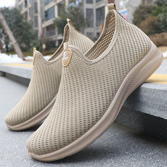 Breathable Elizabeth Ainsley Men's Flyknit Sneakers