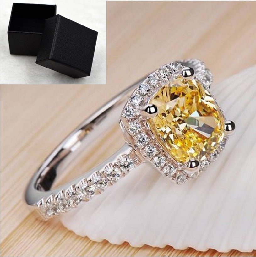 Cushion Cut Halo Engagement Ring – Pavé Diamond Band