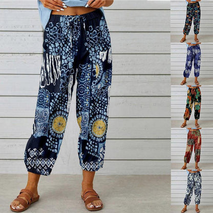 Boho Floral Elizabeth Ainsley Everyday Jumpsuit Pants
