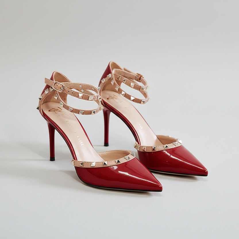 Chic Rivet High Heels by Elizabeth Ainsley
