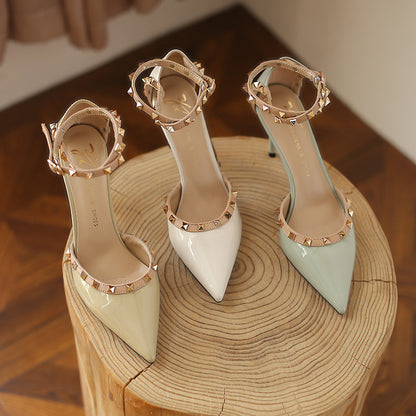 Chic Rivet High Heels by Elizabeth Ainsley
