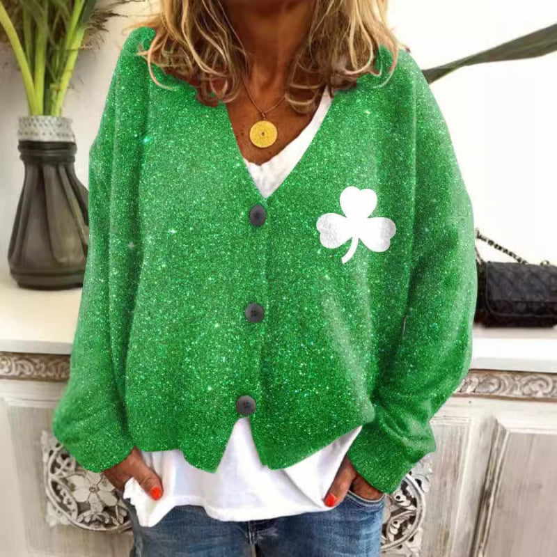 Vibrant Abstract Elizabeth Ainsley Casual Cardigan