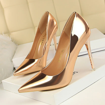 Elegant Black Elizabeth Ainsley Stiletto Heels