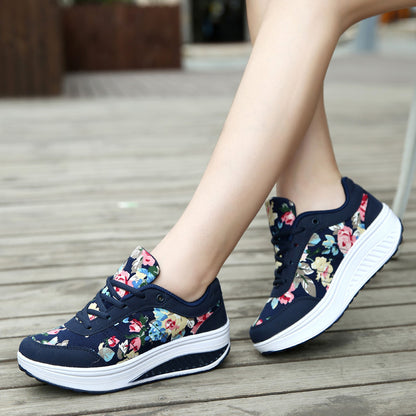 Floral Canvas Elizabeth Ainsley Breathable Sneakers