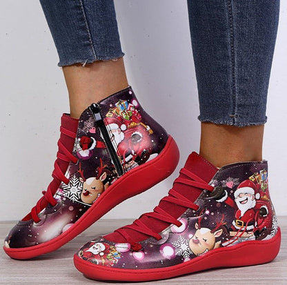 Elizabeth Ainsley Christmas Boots - Short Leather Comfort