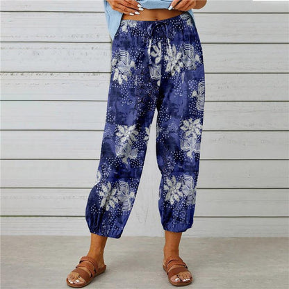 Boho Floral Elizabeth Ainsley Everyday Jumpsuit Pants