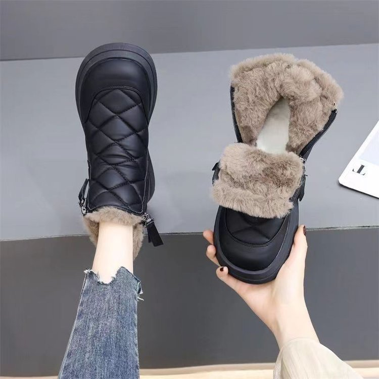 Elizabeth Ainsley Snow Boots - Waterproof Fleece Lining