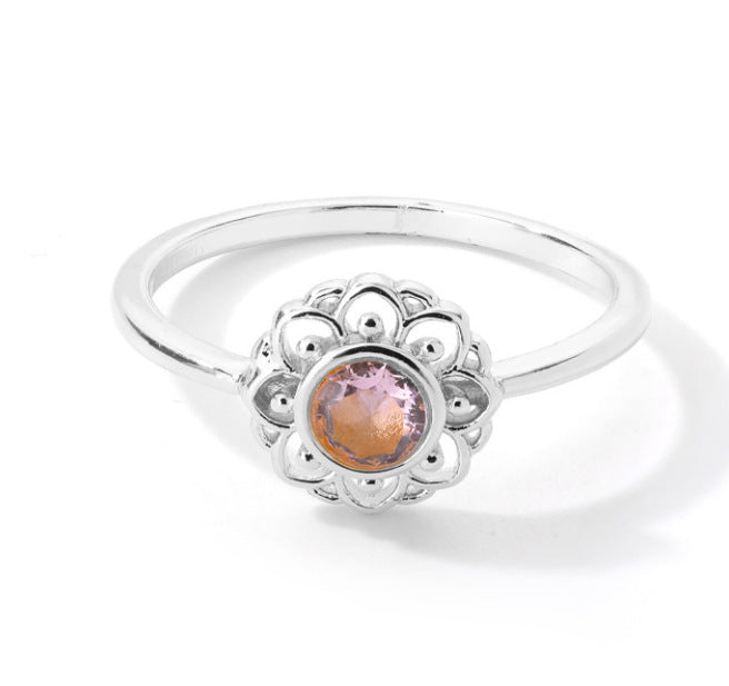 Boho Adjustable Ring Set – Lotus, Sun & Minimal Motif Bands