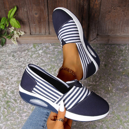 Striped Lightweight Slip-On Elizabeth Ainsley Women's Shoes