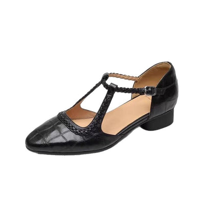 Retro Mary Jane Chunky Heels by Elizabeth Ainsley