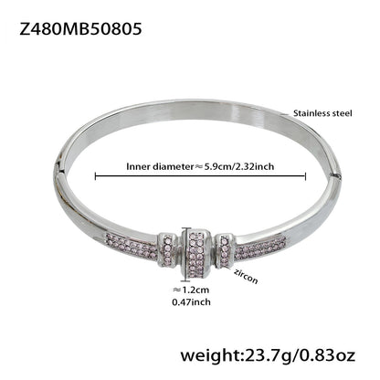 Statement Cuff Bracelet with Sculptural Open-End Design