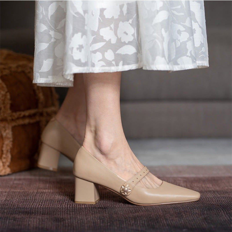 Classic Mary Jane Heels by Elizabeth Ainsley