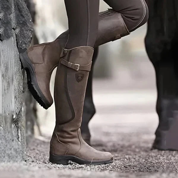 Hannah | Women’s Tall Riding Boots with Orthopedic Cushioning Support