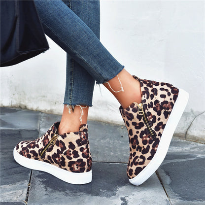 Chic Suede Round Toe Flats by Elizabeth Ainsley