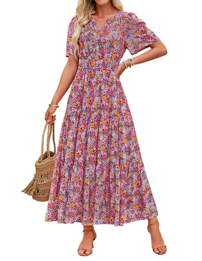 Floral Maxi Dress Elizabeth Ainsley Summer Comfort