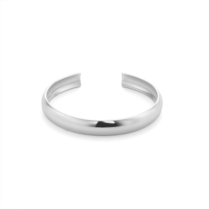Wide Open Cuff Bracelet with Smooth Contoured Form