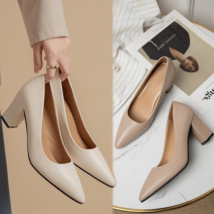Chic Pointed High Heels by Elizabeth Ainsley