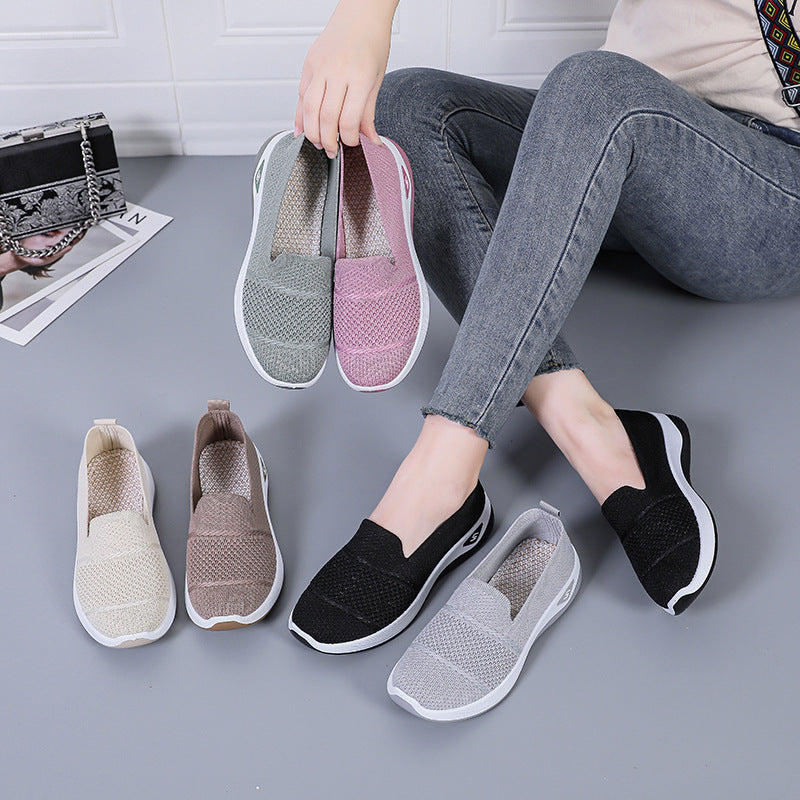 Comfort Knit Slip-On Sneakers Elizabeth Ainsley
