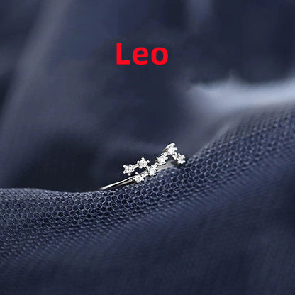 Zodiac Constellation Adjustable Ring – Celestial Star Sign Band