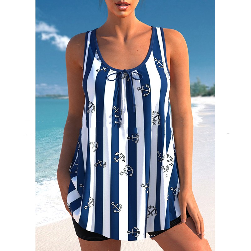 Chic Plus Size Printed Bikini by Elizabeth Ainsley