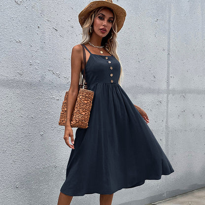 Chic Midi Sundress Elizabeth Ainsley Summer Collection