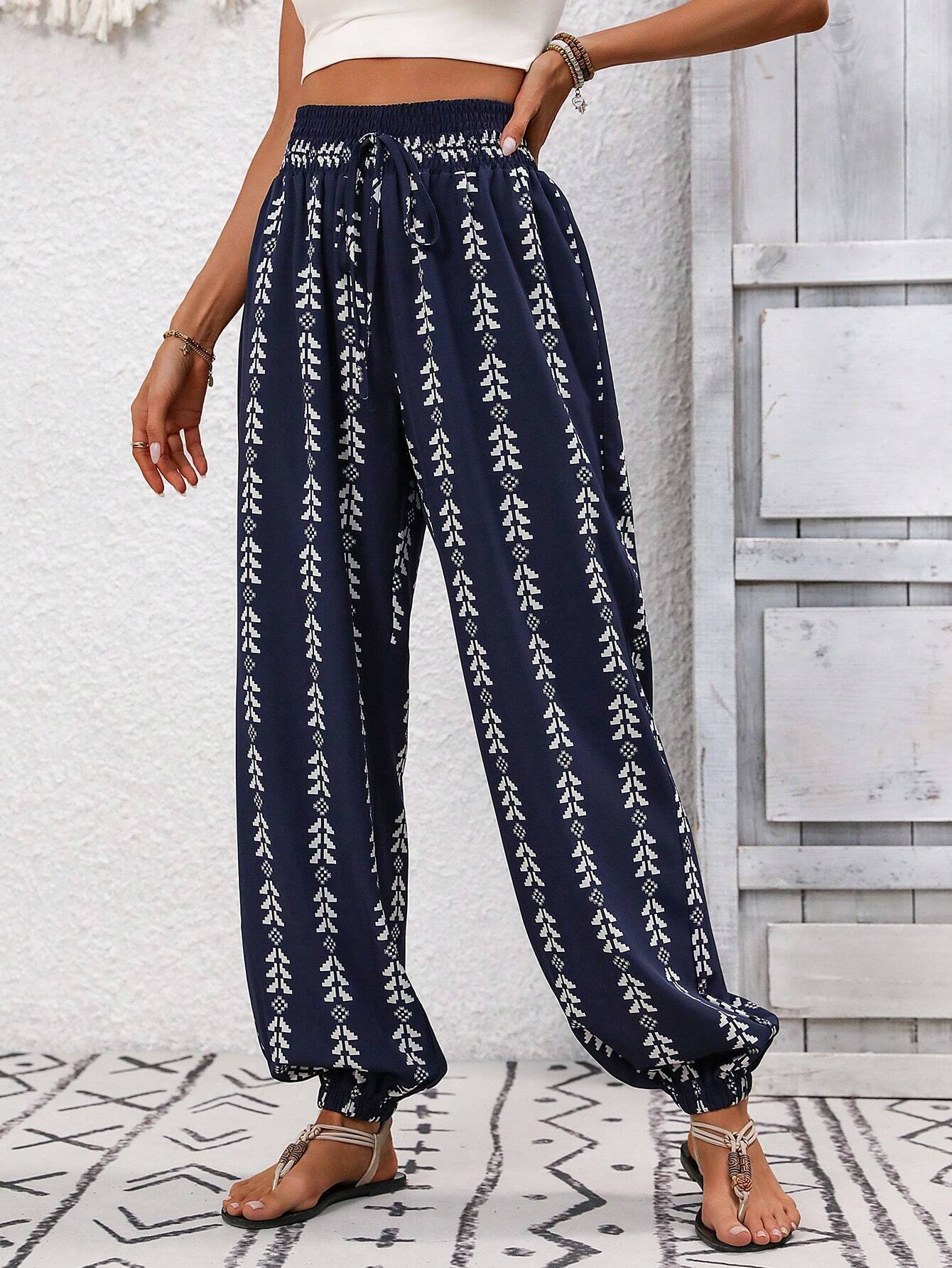Boho Wide-Leg Pants by Elizabeth Ainsley