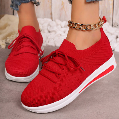 Lightweight Elizabeth Ainsley Fly-Knit Everyday Sneakers
