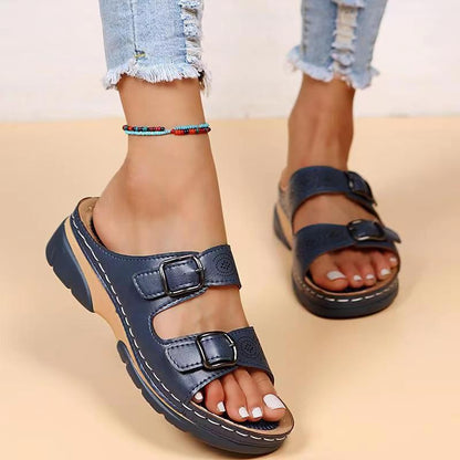 Chic Wedge Sandals by Elizabeth Ainsley