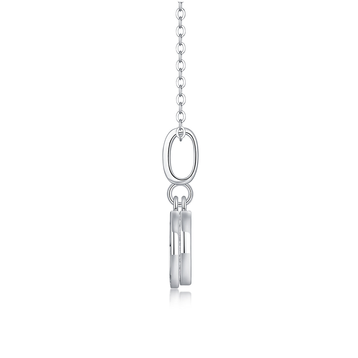 Round Cluster Crystal Pendant Necklace