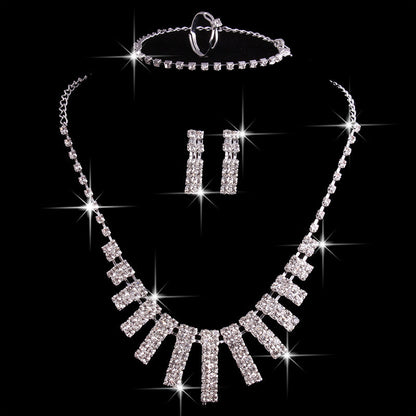 Luxury Rhinestone Jewelry Set