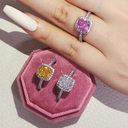 Blush Halo Engagement Ring Collection – Cushion, Pear & Heart Cuts