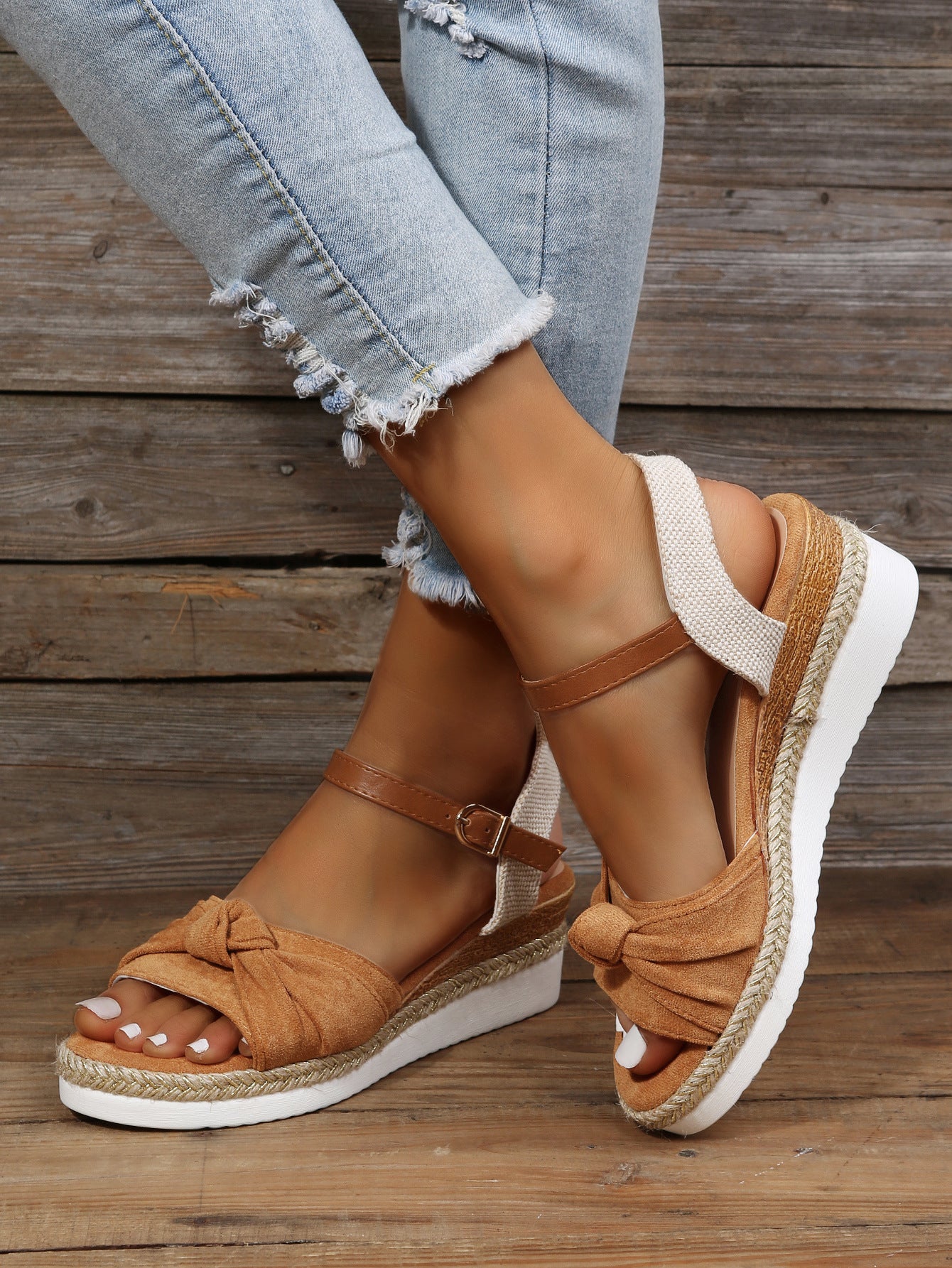 Chic Platform Sandals by Elizabeth Ainsley