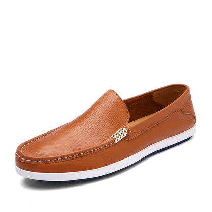 Breathable Leather Loafers Elizabeth Ainsley Men’s Shoes