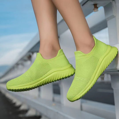 Lightweight Elizabeth Ainsley Mesh Walking Sneakers