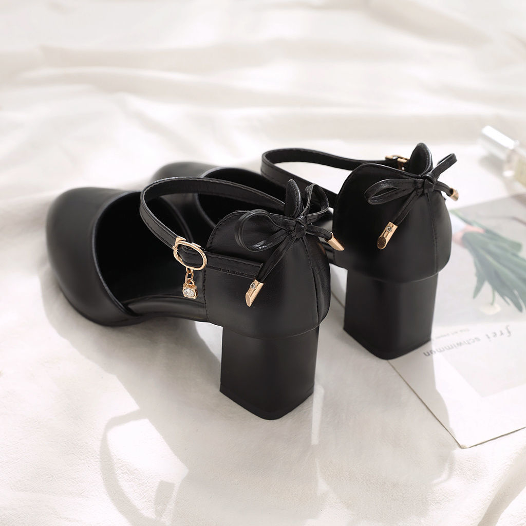Elegant Chunky Heel Pumps by Elizabeth Ainsley