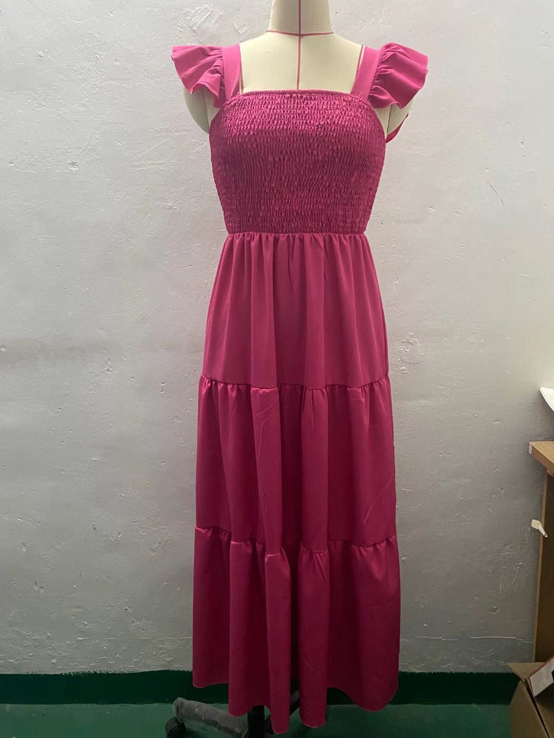 Chic Ruffle Maxi Dress by Elizabeth Ainsley