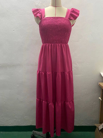 Chic Ruffle Maxi Dress by Elizabeth Ainsley