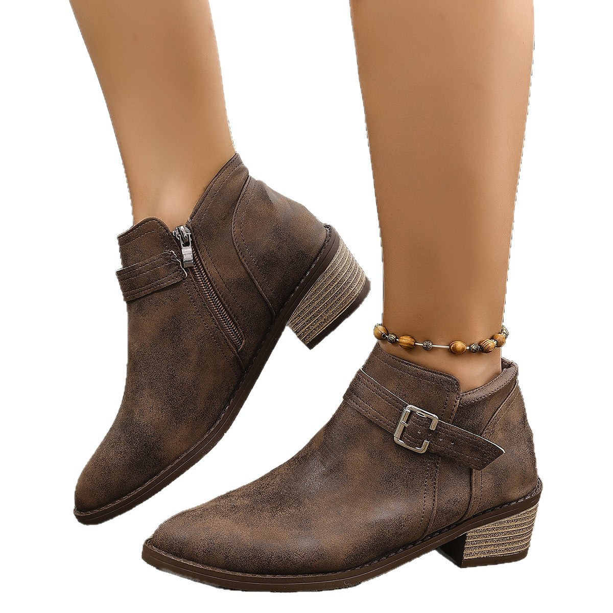 Elizabeth Ainsley Pointed Boots - Supportive Comfort