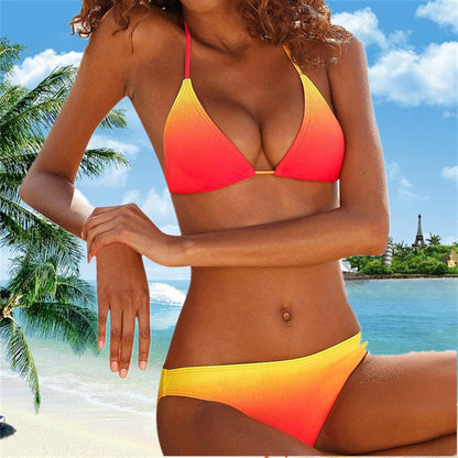 Gradient Bikini Set Elizabeth Ainsley Pinterest-Inspired Swim