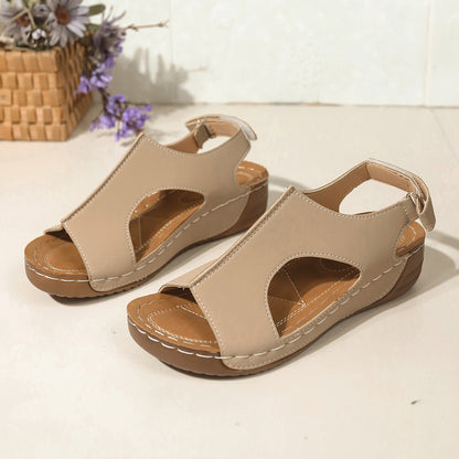 Comfort Wedge Sandals by Elizabeth Ainsley