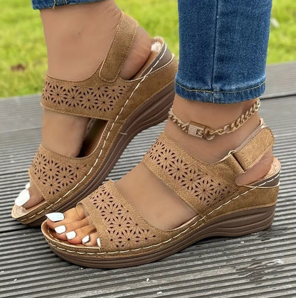 Pinterest-Inspired Elizabeth Ainsley Wedge Sandals