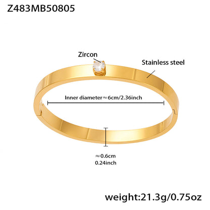 Statement Cuff Bracelet with Sculptural Open-End Design