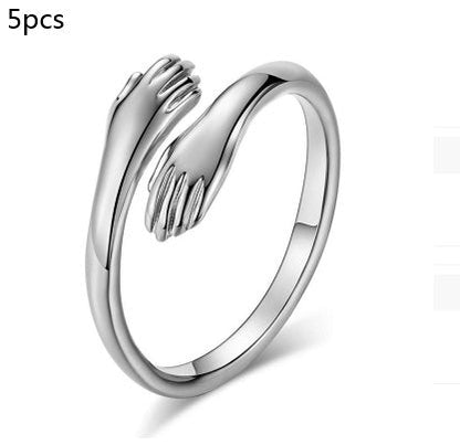 Embrace Adjustable Hug Ring – Minimalist Hand Design