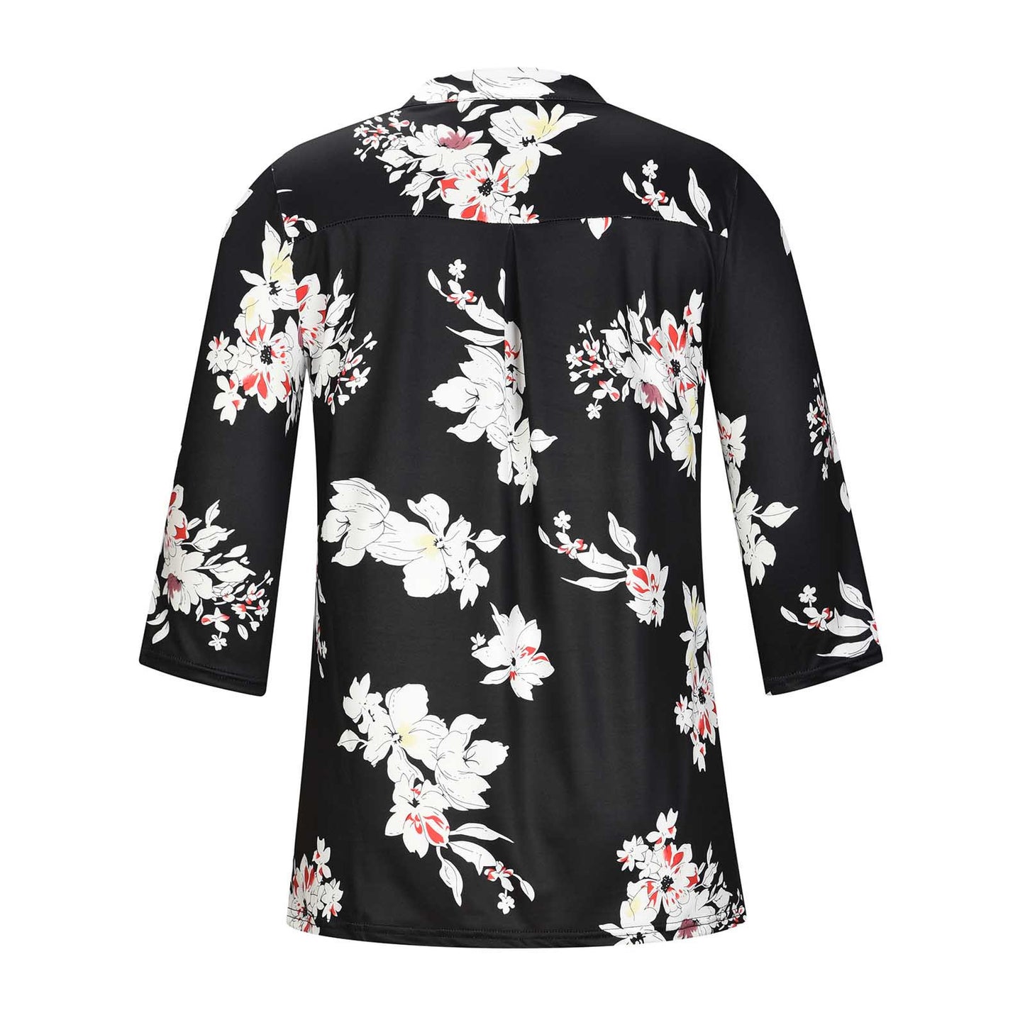 Floral V-Neck Top by Elizabeth Ainsley