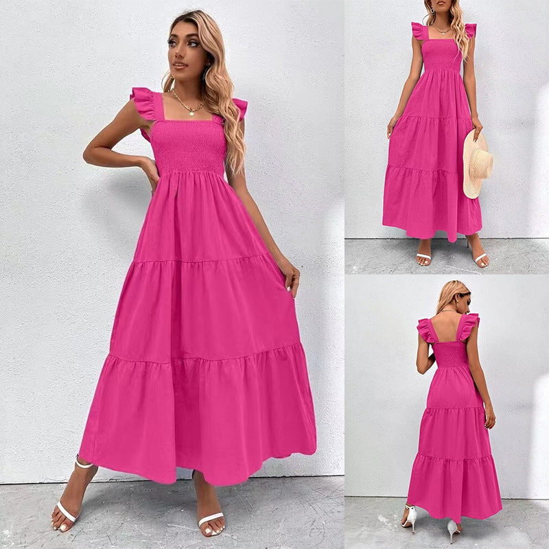 Chic Ruffle Maxi Dress by Elizabeth Ainsley