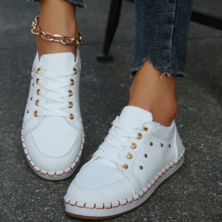 Leopard Print Elizabeth Ainsley Canvas Sneakers