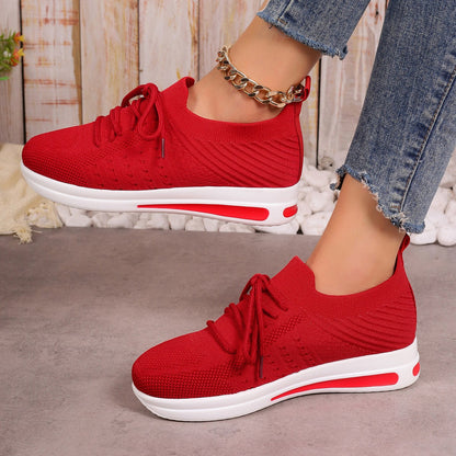 Lightweight Elizabeth Ainsley Fly-Knit Everyday Sneakers