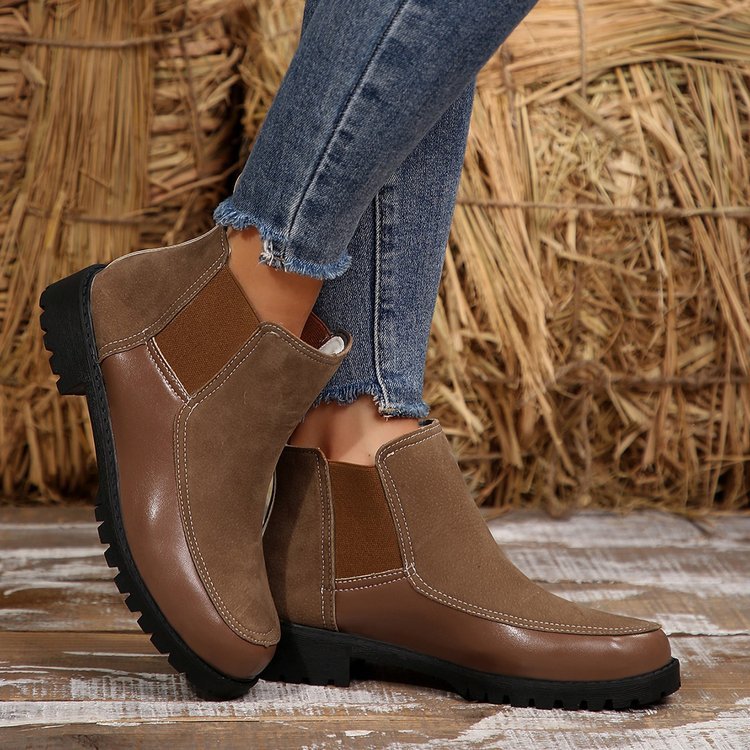 Elizabeth Ainsley Platform Ankle Boots - Supportive Comfort
