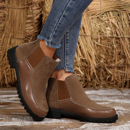 Elizabeth Ainsley Platform Ankle Boots - Supportive Comfort
